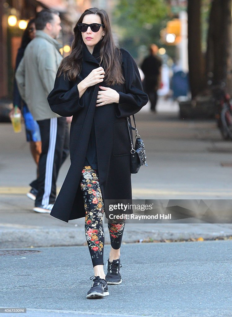 Celebrity Sightings In New York City - October 06, 2014