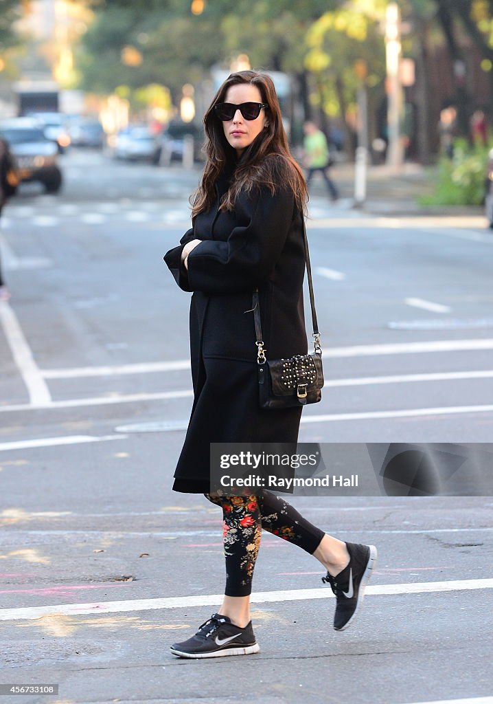 Celebrity Sightings In New York City - October 06, 2014