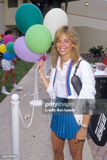 Actress Elissa Leeds attends the Third Annual Make-A-Wish Celebrity Sports Fesitval on May 9, 1987 at La Casa De Vida in Torrance, California.