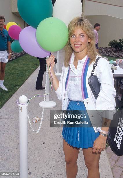 Actress Elissa Leeds attends the Third Annual Make-A-Wish Celebrity Sports Fesitval on May 9, 1987 at La Casa De Vida in Torrance, California.