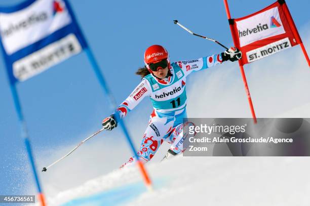 Anemone Marmottan of France competes during the Audi FIS Alpine Ski World Cup Women's Giant Slalom on December 15, 2013 in St. Moritz, Switzerland.
