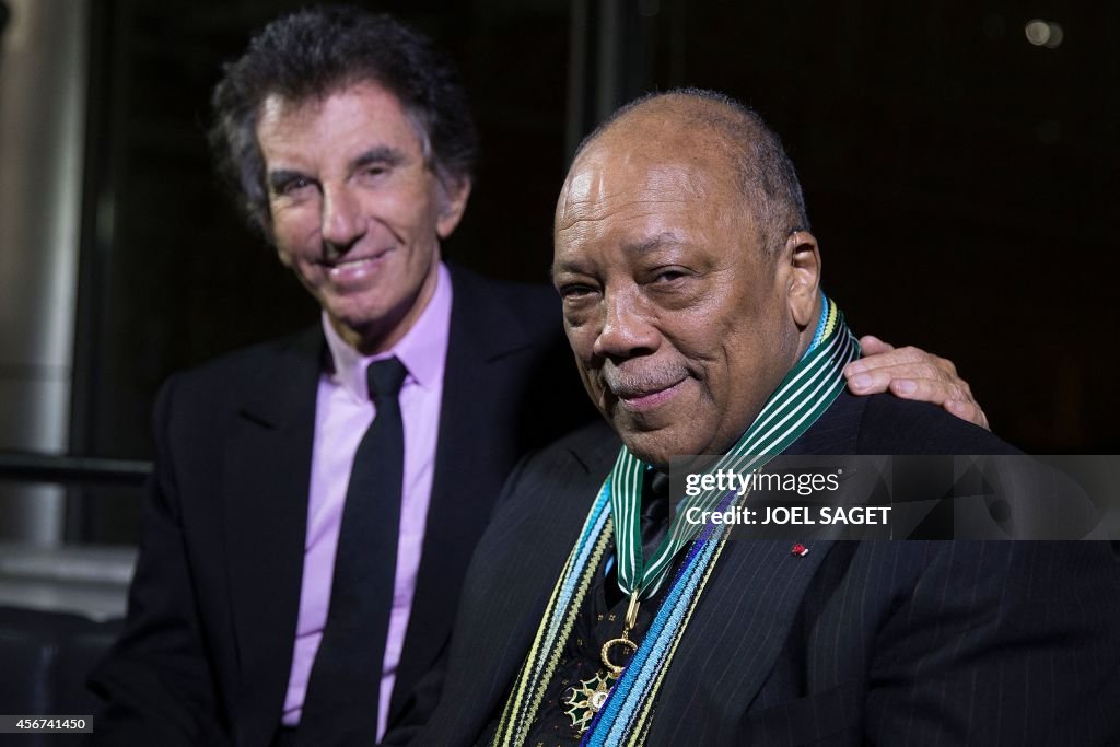 FRANCE-MUSIC-AWARD-QUINCY JONES-LANG