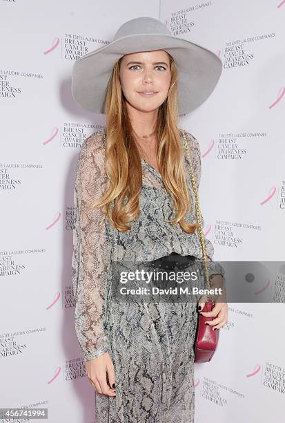 Katie Readman attends the launch of The Estee Lauder Companies' UK Breast Cancer Awareness Campaign 2014 "Hear Our Stories. Share Yours" at...