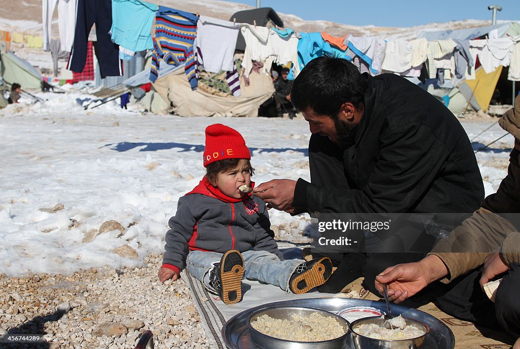 LEBANON-SYRIA-CONFLICT-REFUGEES-WEATHER