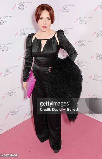 Daisy Lewis attends the launch of The Estee Lauder Companies' UK Breast Cancer Awareness Campaign 2014 "Hear Our Stories. Share Yours" at Kensington...