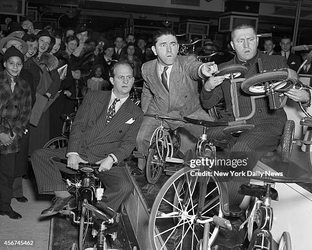 Larry Fine, Moe Howard and Jerry "Curly" Howard