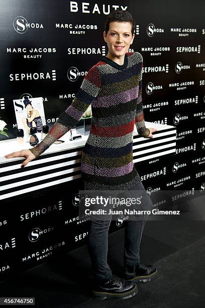 Bimba Bose attends 'Sephora Loves Marc Jacobs' party at Sephora store on October 6, 2014 in Madrid, Spain.