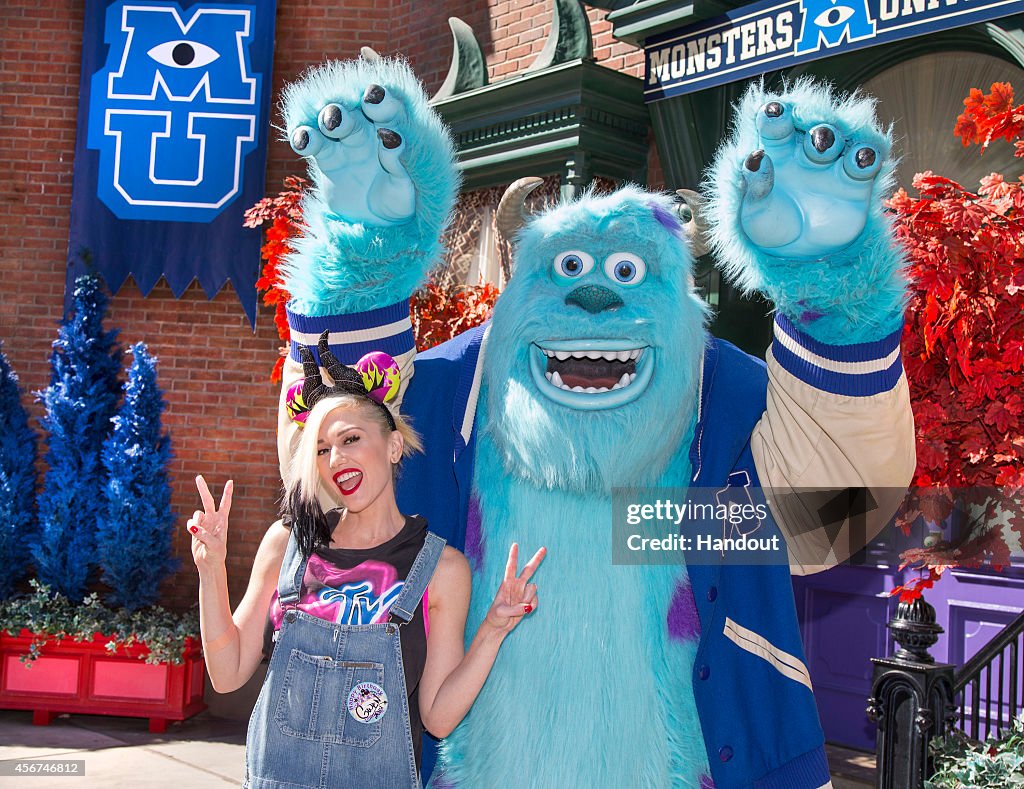 Gwen Stefani Celebrates Halloween Time (and her birthday!) At Disneyland Resort