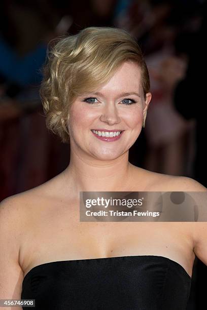 Cecelia Ahern attends the World Premiere of "Love, Rosie" at Odeon West End on October 6, 2014 in London, England.