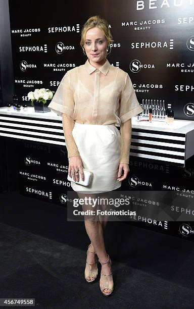 Angela Cremonte attends 'Sephora Loves Marc Jacobs' party at Sephora store on October 6, 2014 in Madrid, Spain.