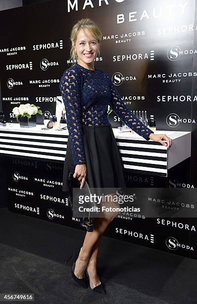 Marta Larralde attends 'Sephora Loves Marc Jacobs' party at Sephora store on October 6, 2014 in Madrid, Spain.