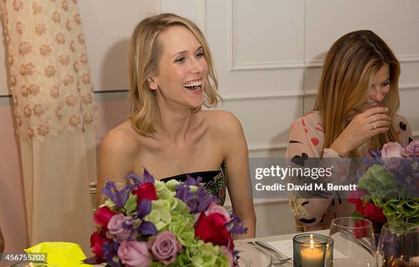 Indre Rockefeller attends a dinner to celebrate luxury Spanish fashion house Delpozo hosted by Poppy Delevingne at Moda Operandi on October 6, 2014...