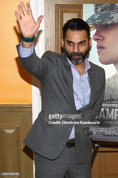 Actor Peyman Moaadi attends the "Camp X-Ray" New York premiere at the Crosby Street Hotel on October 6, 2014 in New York City.