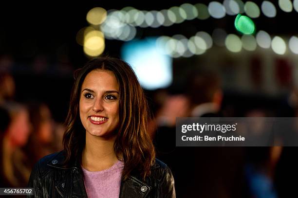 Lucy Watson attends the World Premiere of "Love, Rosie" at Odeon West End on October 6, 2014 in London, England.