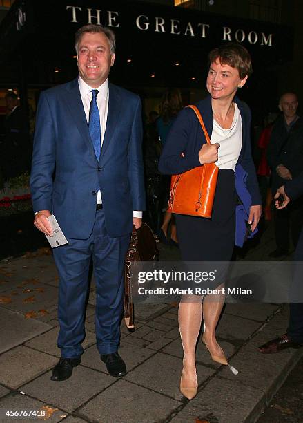 Ed Ball attend the Pride of Britain awards at The Grosvenor House Hotel on October 6, 2014 in London, England.