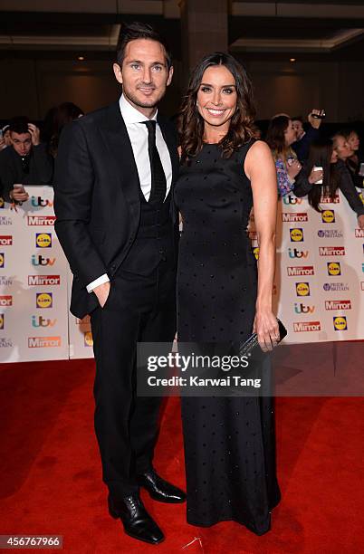 Frank Lampard and Christine Bleakley attend the Pride of Britain awards at The Grosvenor House Hotel on October 6, 2014 in London, England.