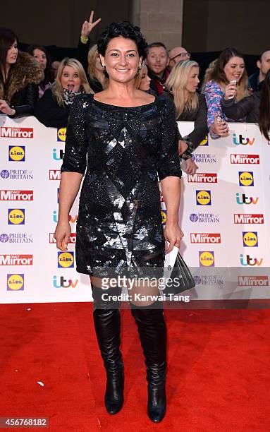 Natalie J. Robb attends the Pride of Britain awards at The Grosvenor House Hotel on October 6, 2014 in London, England.