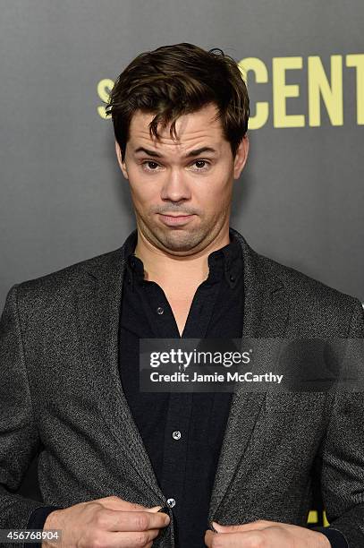 Andrew Rannells attends the "St. Vincent" New York Premiere at Ziegfeld Theater on October 6, 2014 in New York City.