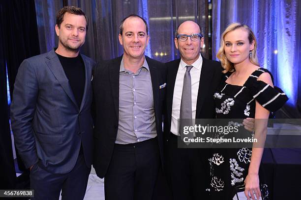 ActorsJoshua Jackson, David Nevins, President, Showtime Networks, Matthew C. Blank, Chairman and CEO, Showtime Networks and Diane Kruger attend...