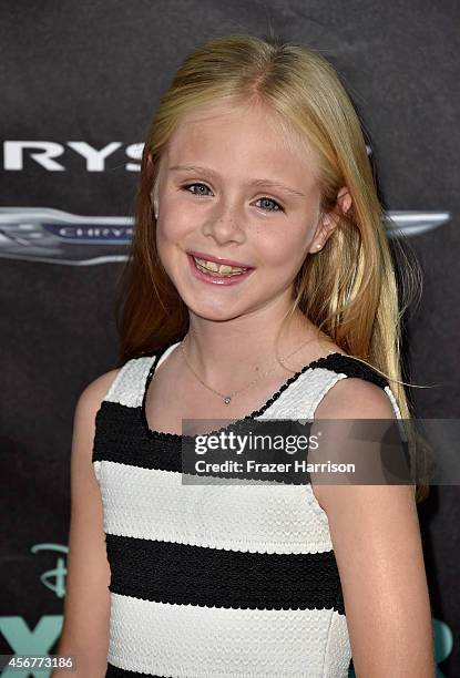 Actress Loreto Peralta attends the premiere of Disney's "Alexander and the Terrible, Horrible, No Good, Very Bad Day" at the El Capitan Theatre on...