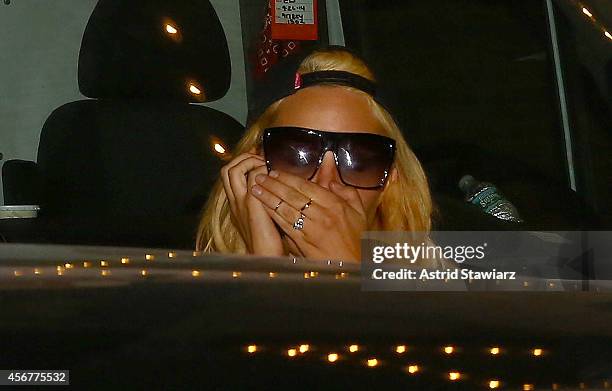 Amanda Bynes attends NYLON Magazine's IT Girl Party at Gilded Lily on October 6, 2014 in New York City.