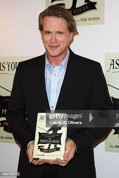 Actor Cary Elwes attends 'As You Wish: Inconceivable Tales From The Making Of The Princess Bride' Cary Elwes latest memoir on October 6, 2014 in...