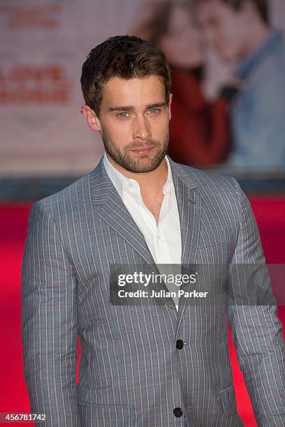 Christian Cooke attends the World Premiere of "Love, Rosie" at Odeon West End on October 6, 2014 in London, England.