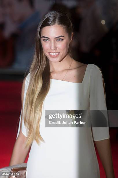 Amber Le Bon attends the World Premiere of "Love, Rosie" at Odeon West End on October 6, 2014 in London, England.