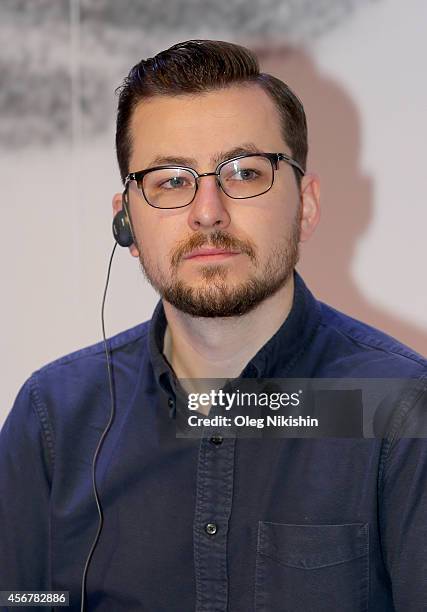 Patrick Hurley attends "Battle For VOD Market And Alternative Distribution Means" during the Saint Petersburg International Media Forum at the Old...