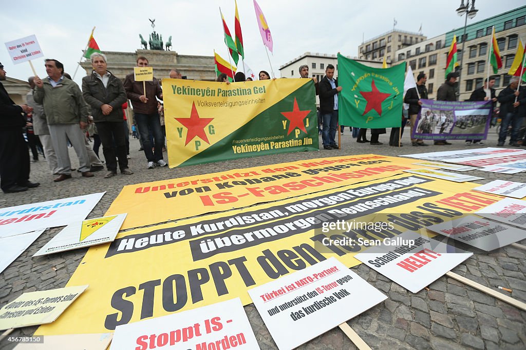 Expatriate Kurds Protest ISIS Terror As Kobani Battle Rages