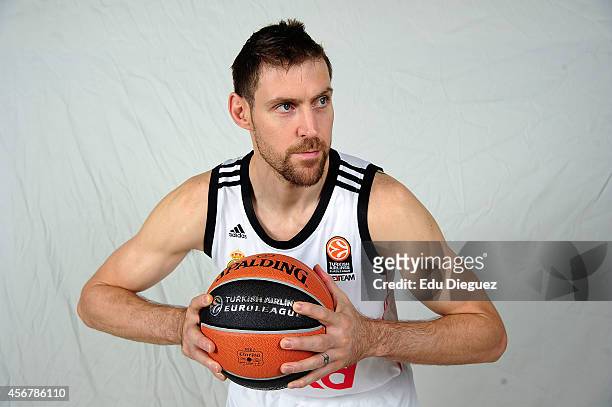 Andres Nocioni, #6 poses during the Real Madrid 2014/2015 Turkish Airlines Euroleague Basketball Media Day at Barclaycard Center on October 2, 2014...