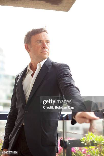 Writer David Nicholls is photographed for Annabelle magazine on August 19, 2014 in London, England..