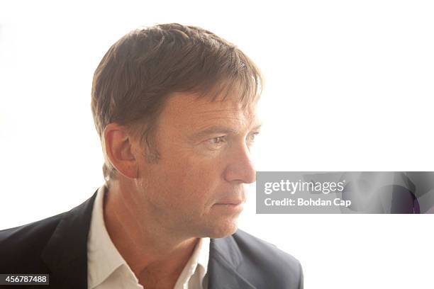 Writer David Nicholls is photographed for Annabelle magazine on August 19, 2014 in London, England..