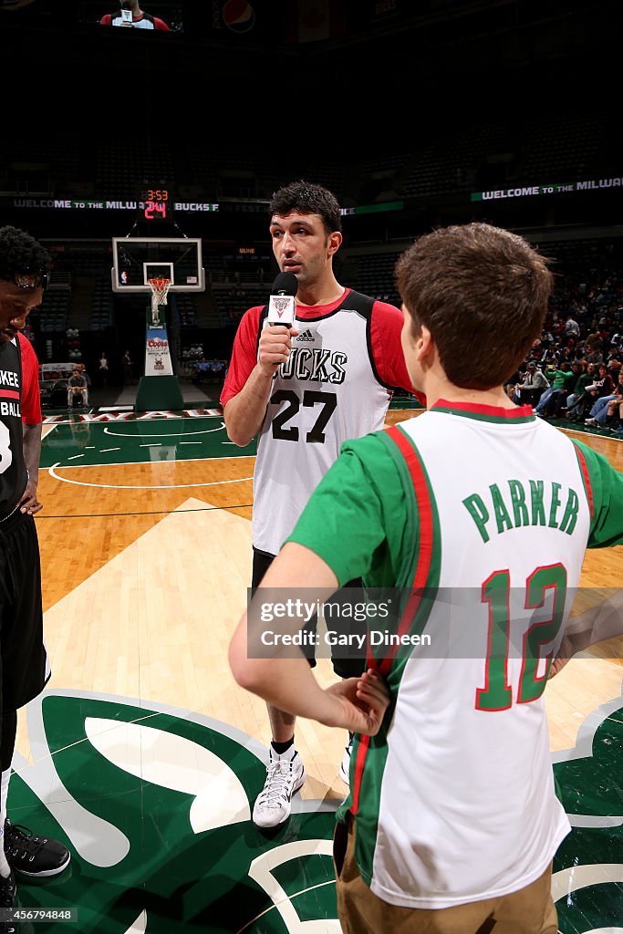 2014 Milwaukee Bucks Fan Fest and Open Practice