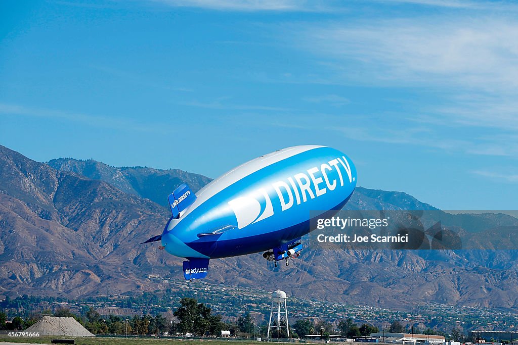 DIRECTV Blimp Makes Its First Trip Out West