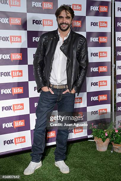 Spanish actor Nacho Lopez attends the Fox Live new channel cocktail presentation at Pinar Club on October 7, 2014 in Madrid, Spain.