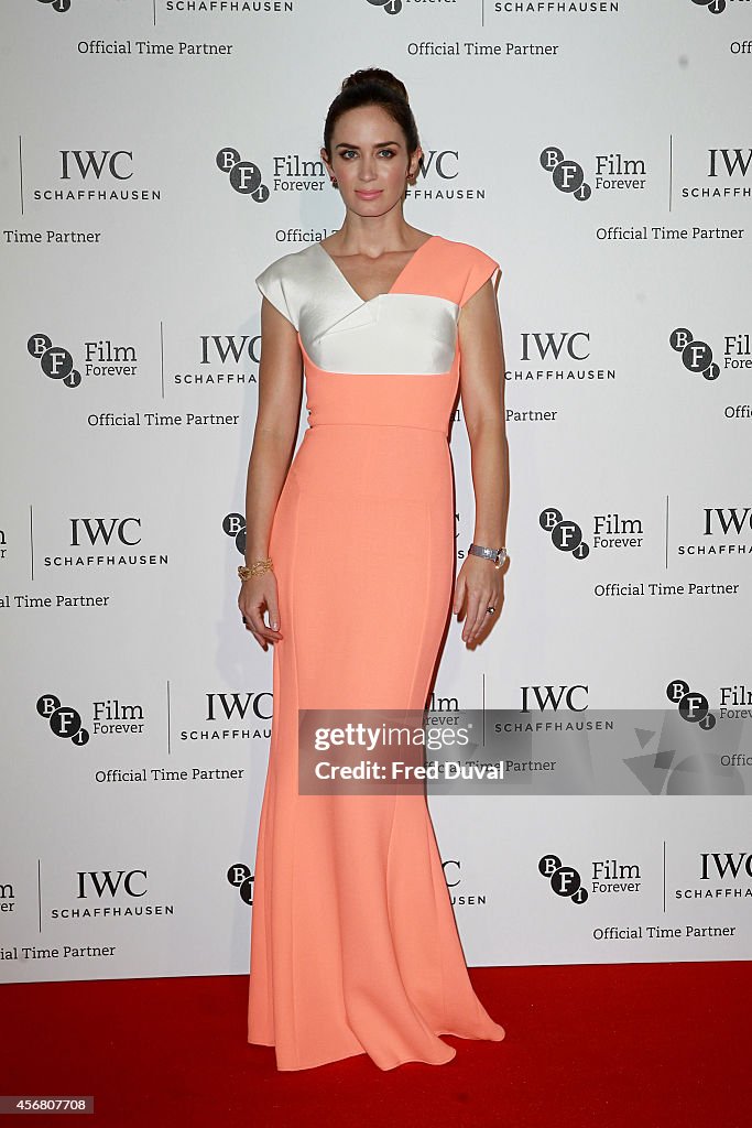 IWC Gala Dinner In Honour Of The BFI - Red Carpet Arrivals - BFI London Film Festival