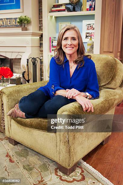 Host Meredith Vieira is photographed for USA Today on September 3, 2014 in New York City.