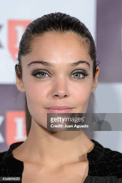 Spanish actress Ana Rujas attends the Fox Live new channel cocktail presentation at Pinar Club on October 7, 2014 in Madrid, Spain.