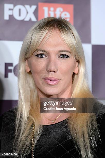 Topacio Fresh attends the Fox Live new channel cocktail presentation at Pinar Club on October 7, 2014 in Madrid, Spain.