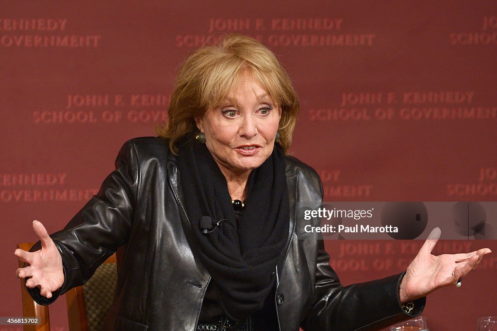 The John F. Kennedy Jr. Forum Presents An Evening With Barbara Walters