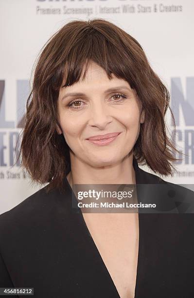 Actress Juliette Binoche attends the "1,000 Times Good Night" New York Premiere at AMC Empire on October 7, 2014 in New York City.