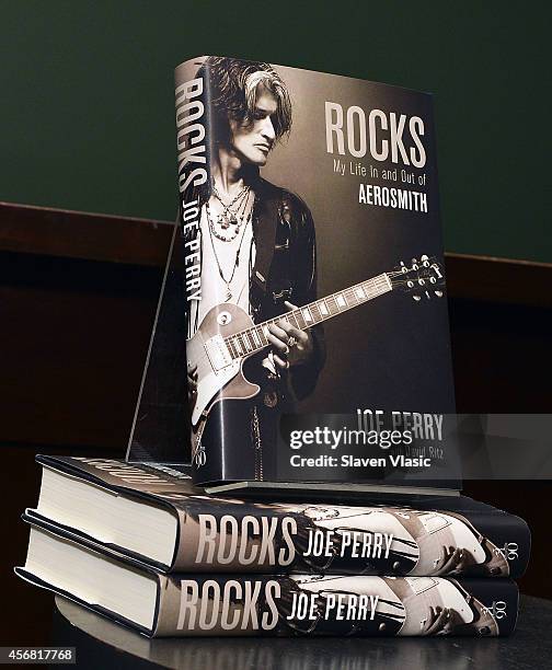 Atmosphere at Aerosmith's Joe Perry "Rocks: My life in and out of Aerosmith" book promotion during "Joe Perry in Conversation With Eddie Trunk" at...