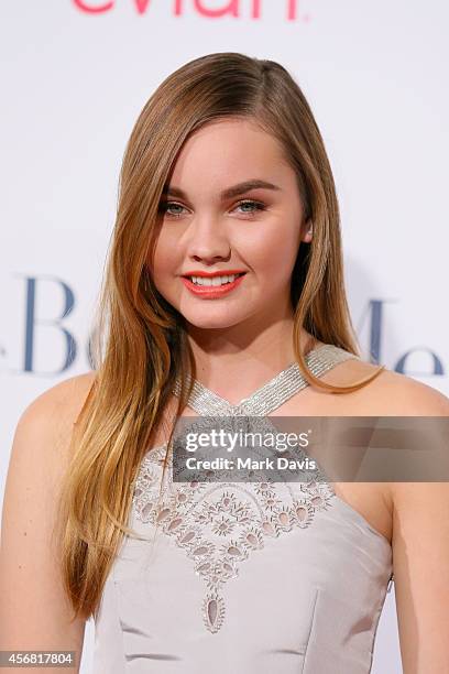 Actress Liana Liberato attends the premiere of Relativity Studios' "The Best Of Me" at Regal Cinemas L.A. Live on October 7, 2014 in Los Angeles,...