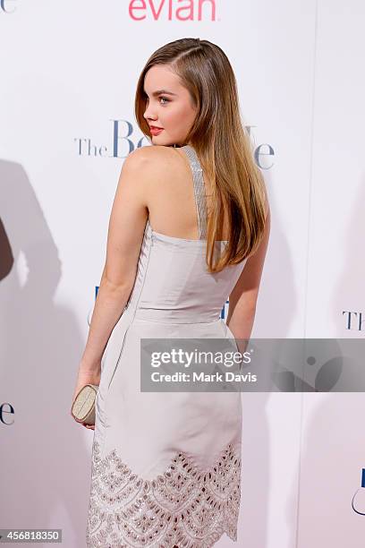 Actress Liana Liberato attends the premiere of Relativity Studios' "The Best Of Me" at Regal Cinemas L.A. Live on October 7, 2014 in Los Angeles,...