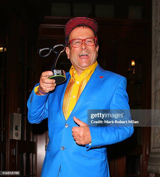 Timmy Mallett attending the Specsavers Spectacle Wearer of the Year awards 2014 on October 7, 2014 in London, England.