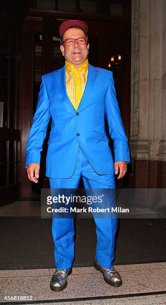 Timmy Mallett attending the Specsavers Spectacle Wearer of the Year awards 2014 on October 7, 2014 in London, England.