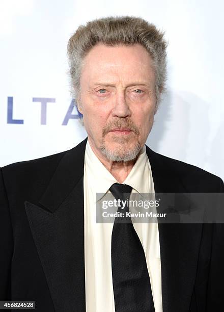 Christopher Walken attends the Friars Foundation Gala honoring Robert De Niro and Carlos Slim at The Waldorf=Astoria on October 7, 2014 in New York...