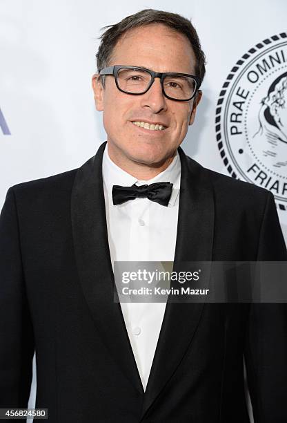 David O. Russell attends the Friars Foundation Gala honoring Robert De Niro and Carlos Slim at The Waldorf=Astoria on October 7, 2014 in New York...