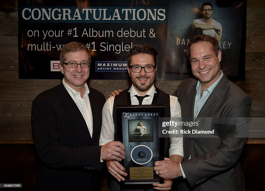 Danny Gokey Celebrates #1 Song "Hope In Front Of Me" And Billboard #1 Album Debut